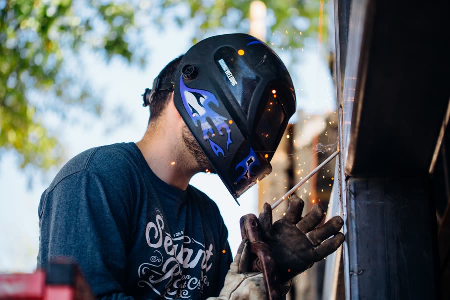Trabajo de soldadura